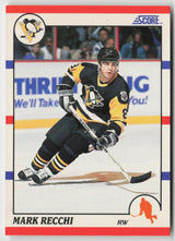 1990-91 Score American #186 Mark Recchi