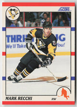 1990-91 Score American #186 Mark Recchi
