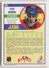 1990-91 Score American #244 Petr Svoboda
