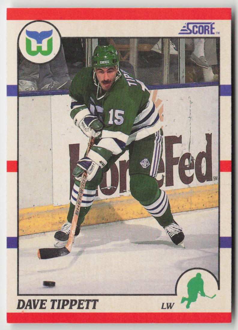 1990-91 Score American #192 Dave Tippett