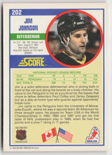 1990-91 Score American #202 Jim Johnson