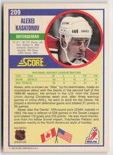 1990-91 Score American #209 Alexei Kasatonov