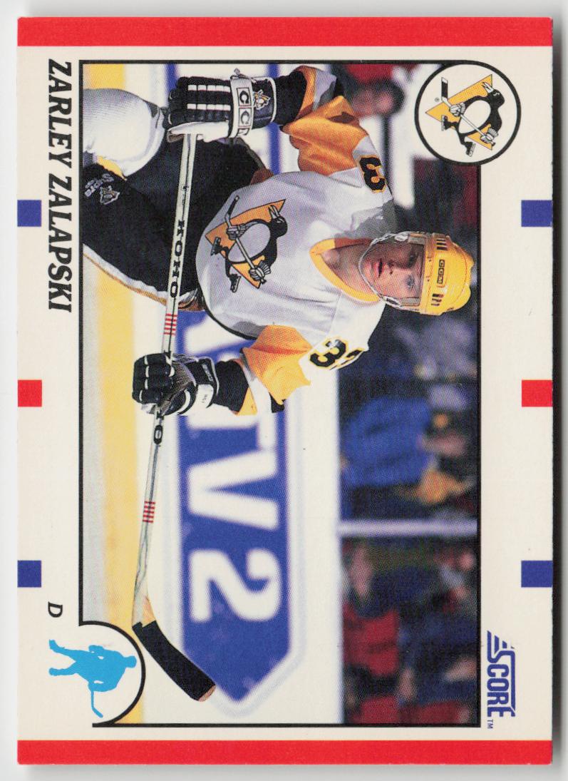 1990-91 Score American #218 Zarley Zalapski