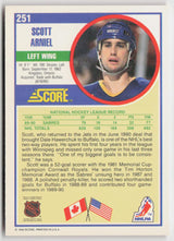1990-91 Score American #251 Scott Arniel