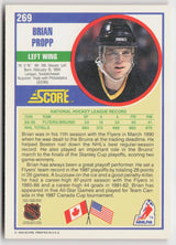 1990-91 Score American #269 Brian Propp