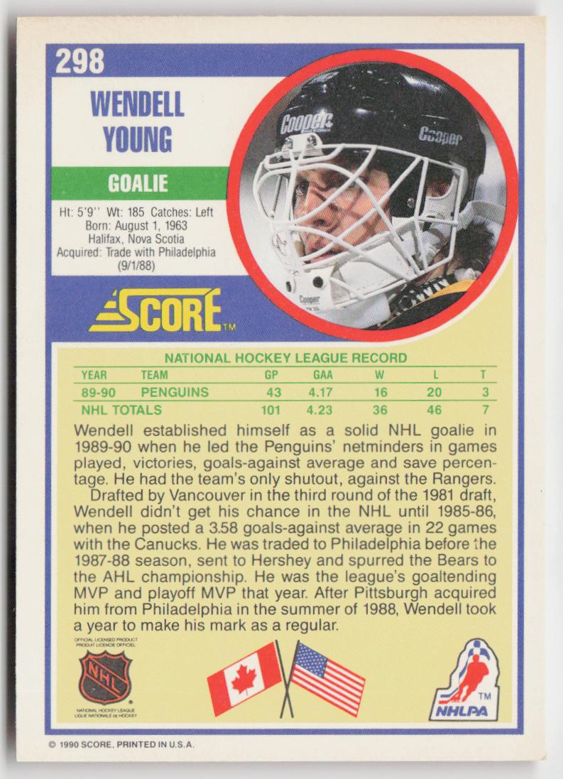 1990-91 Score American #311 Chris Nilan