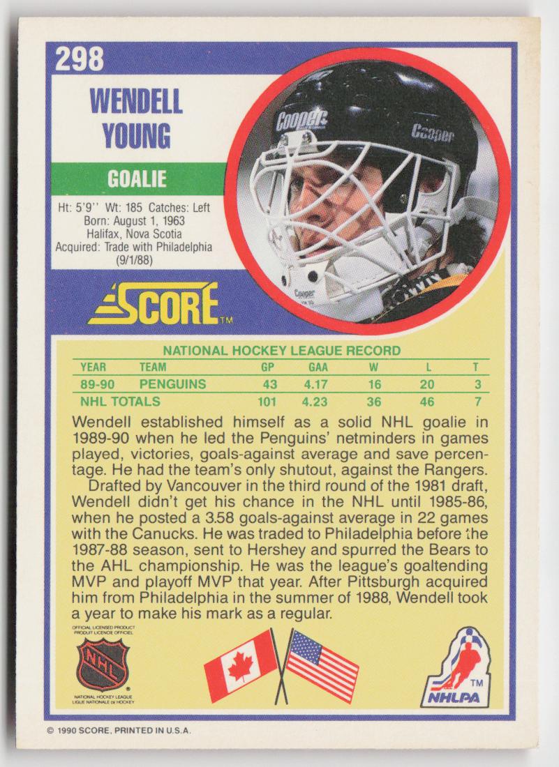 1990-91 Score American #311 Chris Nilan