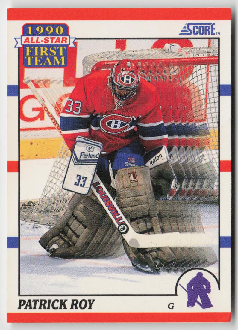 1990-91 Score American #312 Patrick Roy