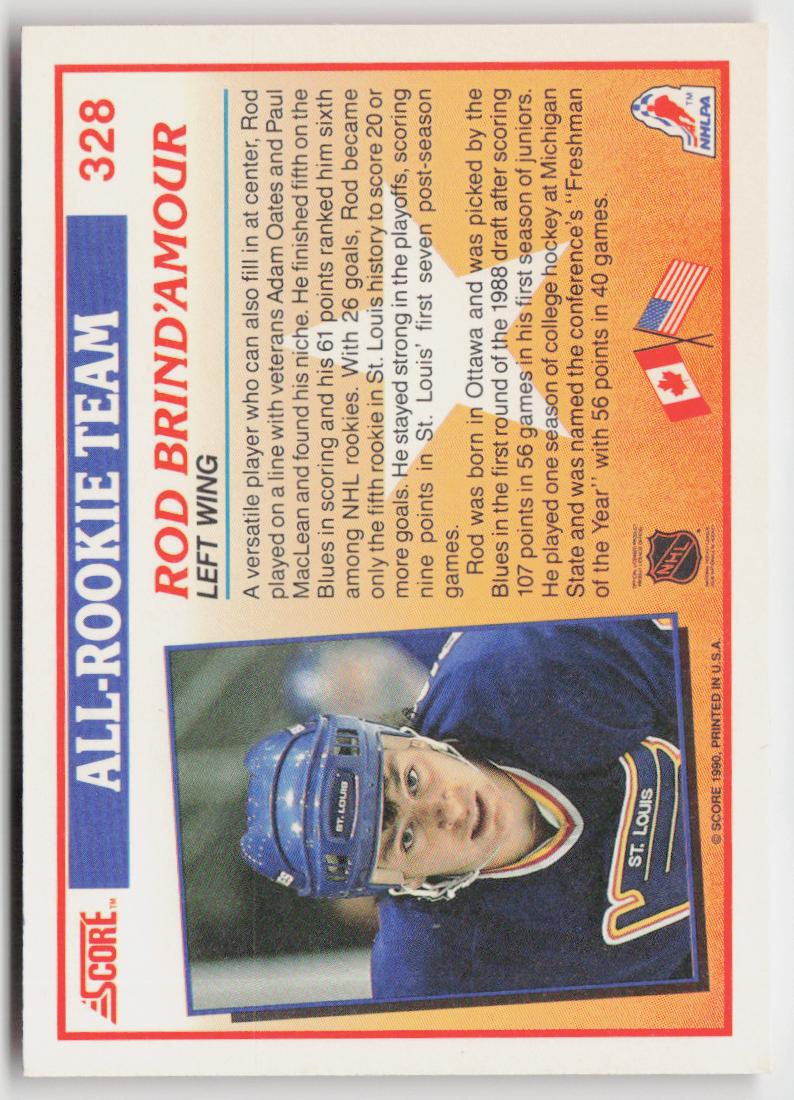 1990-91 Score American #340 Cam Neely