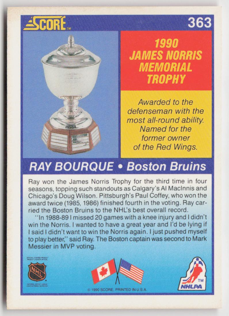 1990-91 Score American #376 Bob Murray