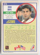 1990-91 Score American #374 Stan Smyl
