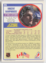 1990-91 Score Canadian #95 Vincent Damphousse