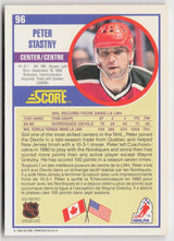 1990-91 Score Canadian #96 Peter Stastny