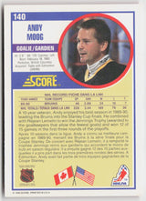 1990-91 Score Canadian #140 Andy Moog