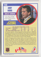 1990-91 Score Canadian #140 Andy Moog