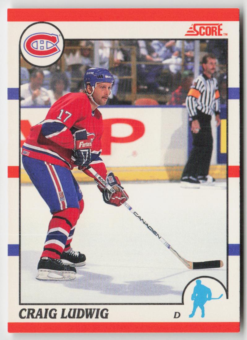 1990-91 Score Canadian #165 Craig Ludwig