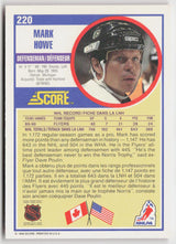 1990-91 Score Canadian #220 Mark Howe