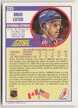 1990-91 Score Canadian #225 Brian Leetch
