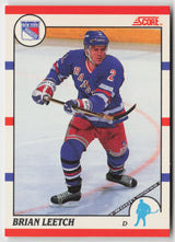 1990-91 Score Canadian #225 Brian Leetch