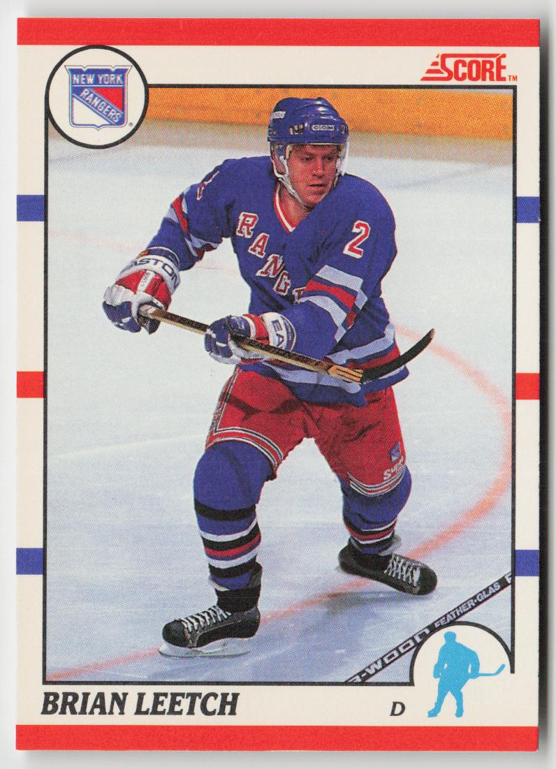 1990-91 Score Canadian #225 Brian Leetch