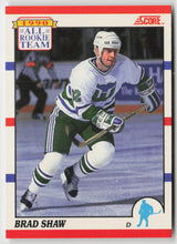 1990-91 Score Canadian #325 Brad Shaw