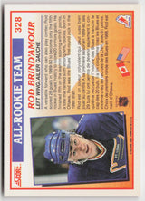 1990-91 Score Canadian #328 Rod Brind'Amour