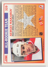1990-91 Score Canadian #329 Sergei Makarov