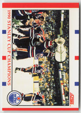 1990-91 Score Canadian #331 1990 Stanley Cup Champions