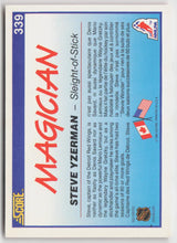 1990-91 Score Canadian #339 Steve Yzerman