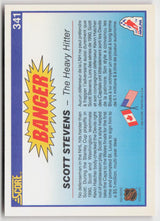 1990-91 Score Canadian #341 Scott Stevens