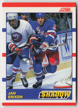 1990-91 Score Canadian #343 Jan Erixon