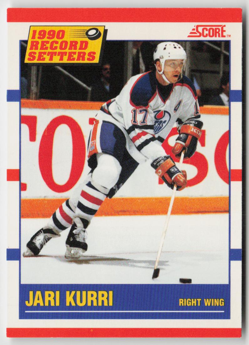 1990-91 Score Canadian #348 Jari Kurri