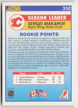 1990-91 Score Canadian #350 Sergei Makarov