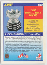 1990-91 Score Canadian #359 Rick Meagher