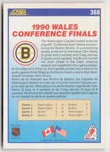 1990-91 Score Canadian #368 Boston Bruins 1990 Conference Champions