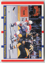 1990-91 Score Canadian #368 Boston Bruins 1990 Conference Champions