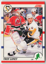 1990-91 Score Canadian #371 Troy Loney
