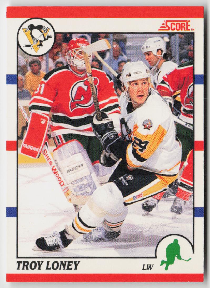 1990-91 Score Canadian #371 Troy Loney