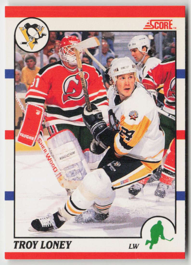 1990-91 Score Canadian #371 Troy Loney