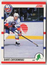 1990-91 Score Canadian #372 Dave Chyzowski
