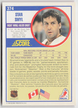1990-91 Score Canadian #374 Stan Smyl