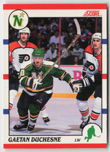 1990-91 Score Canadian #375 Gaetan Duchesne