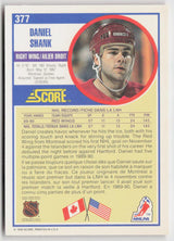 1990-91 Score Canadian #377 Daniel Shank