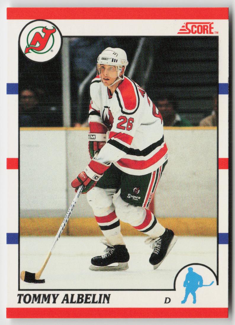 1990-91 Score Canadian #378 Tommy Albelin