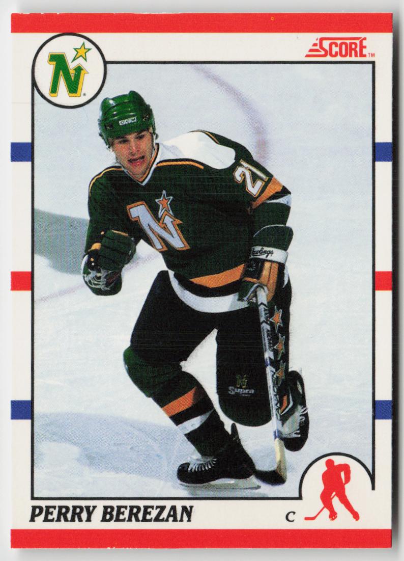 1990-91 Score Canadian #379 Perry Berezan