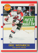 1990-91 Score Canadian #389 Eric Weinrich