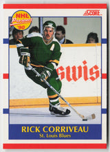 1990-91 Score Canadian #396 Rick Corriveau