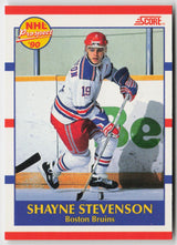 1990-91 Score Canadian #405 Shayne Stevenson