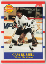1990-91 Score Canadian #408 Cam Russell
