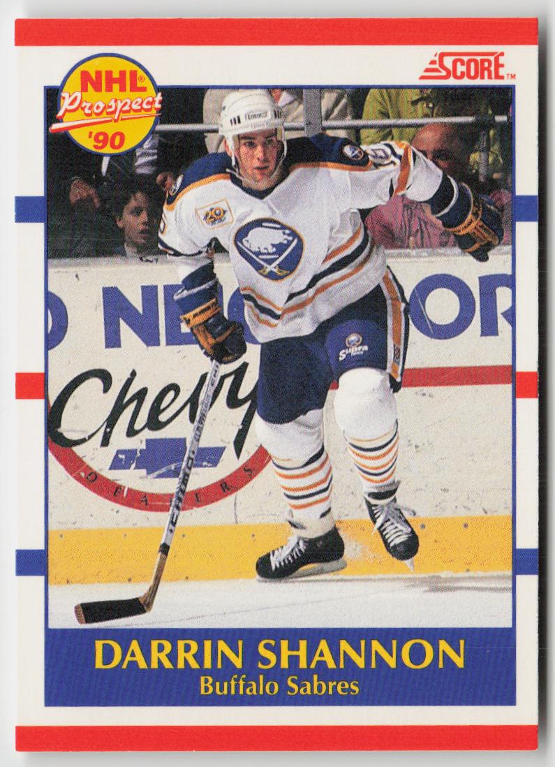 1990-91 Score Canadian #410 Darrin Shannon